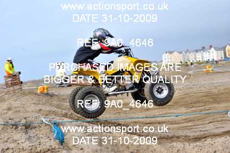 Photo: 9A0_4646 ActionSport Photography 31Oct,01/11/2009 ORPA Barmouth Beach Race  _6_Quads #69