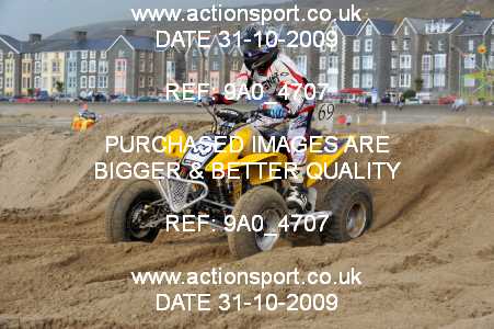Photo: 9A0_4707 ActionSport Photography 31Oct,01/11/2009 ORPA Barmouth Beach Race  _6_Quads #69