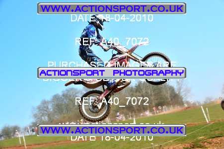 Photo: A40_7072 ActionSport Photography 19/04/2010 AMCA Hereford MXC - Walterstone  _3_MX2Sen