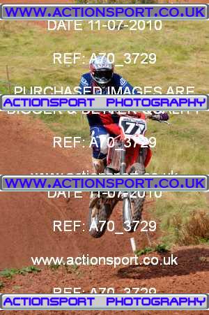 Photo: A70_3729 ActionSport Photography 11/07/2010 AMCA Kinver Auto MC - Upton Court  _5_MX1Juniors #77