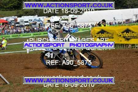 Photo: A90_5875 ActionSport Photography 18,19/09/2010 ACU Vets MXdN Twinshock - Farleigh Castle  _4_Evo125-500 #41