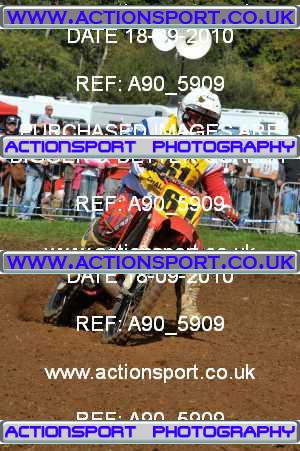 Photo: A90_5909 ActionSport Photography 18,19/09/2010 ACU Vets MXdN Twinshock - Farleigh Castle  _4_Evo125-500 #61