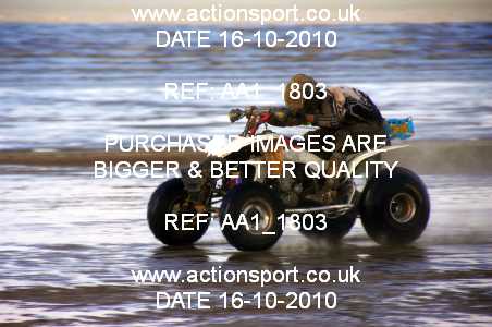 Photo: AA1_1803 ActionSport Photography 16/10/2010 Weston Beach Race 2010  _3_QuadsSidecars #38