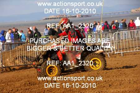 Photo: AA1_2320 ActionSport Photography 16/10/2010 Weston Beach Race 2010  _3_QuadsSidecars #407