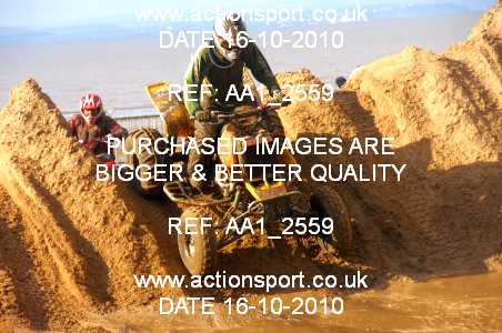 Photo: AA1_2559 ActionSport Photography 16/10/2010 Weston Beach Race 2010  _3_QuadsSidecars #9007