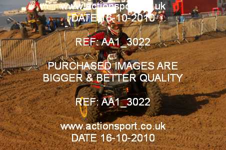 Photo: AA1_3022 ActionSport Photography 16/10/2010 Weston Beach Race 2010  _3_QuadsSidecars #407