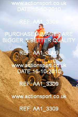 Photo: AA1_3309 ActionSport Photography 16/10/2010 Weston Beach Race 2010  _3_QuadsSidecars #9001
