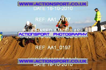 Photo: AA1_0197 ActionSport Photography 16/10/2010 Weston Beach Race 2010  _2_YouthQuads #36