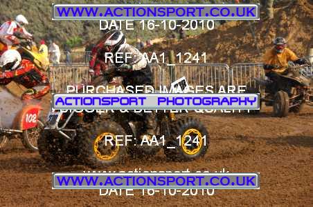 Photo: AA1_1241 ActionSport Photography 16/10/2010 Weston Beach Race 2010  _3_QuadsSidecars #218