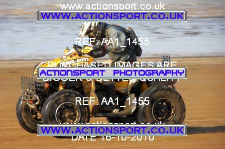 Photo: AA1_1455 ActionSport Photography 16/10/2010 Weston Beach Race 2010  _3_QuadsSidecars #501