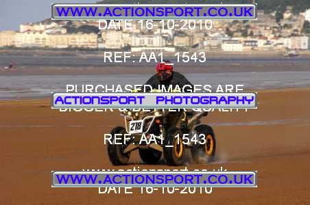 Photo: AA1_1543 ActionSport Photography 16/10/2010 Weston Beach Race 2010  _3_QuadsSidecars #218