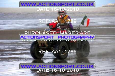 Photo: AA1_1789 ActionSport Photography 16/10/2010 Weston Beach Race 2010  _3_QuadsSidecars #416
