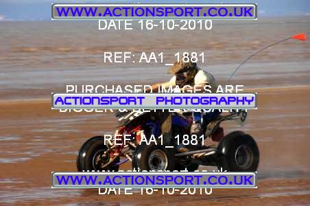 Photo: AA1_1881 ActionSport Photography 16/10/2010 Weston Beach Race 2010  _3_QuadsSidecars #219
