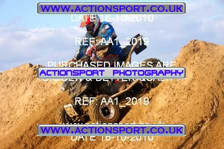 Photo: AA1_2019 ActionSport Photography 16/10/2010 Weston Beach Race 2010  _3_QuadsSidecars #56