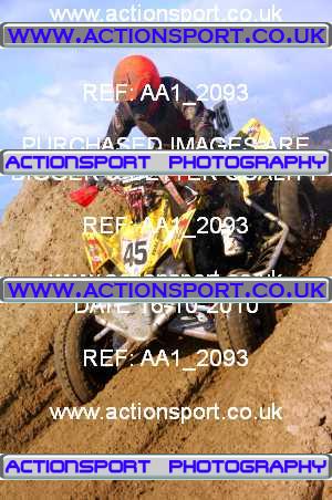 Photo: AA1_2093 ActionSport Photography 16/10/2010 Weston Beach Race 2010  _3_QuadsSidecars #45