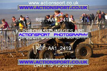 Photo: AA1_2419 ActionSport Photography 16/10/2010 Weston Beach Race 2010  _3_QuadsSidecars #10