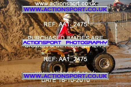 Photo: AA1_2475 ActionSport Photography 16/10/2010 Weston Beach Race 2010  _3_QuadsSidecars #66