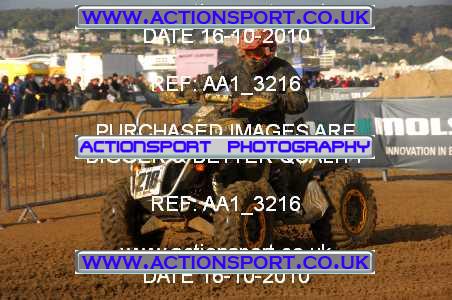 Photo: AA1_3216 ActionSport Photography 16/10/2010 Weston Beach Race 2010  _3_QuadsSidecars #218