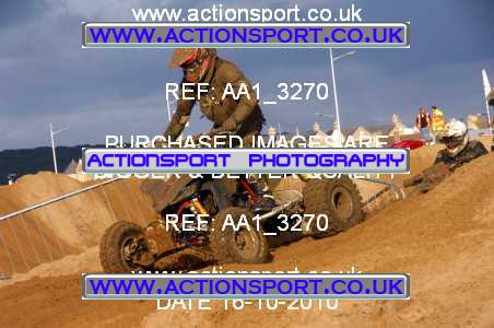 Photo: AA1_3270 ActionSport Photography 16/10/2010 Weston Beach Race 2010  _3_QuadsSidecars #9008