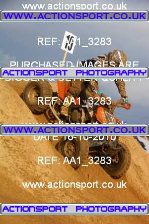 Photo: AA1_3283 ActionSport Photography 16/10/2010 Weston Beach Race 2010  _3_QuadsSidecars #332