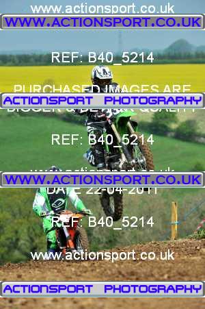Photo: B40_5214 ActionSport Photography 22/04/2011 AMCA Marshfield MXC Mike Brown Memorial _4_MX2Juniors