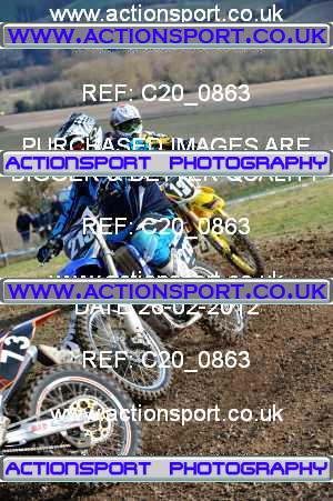 Photo: C20_0863 ActionSport Photography 26/02/2012 AMCA Upavon MC - Upavon  _2_MX1Juniors
