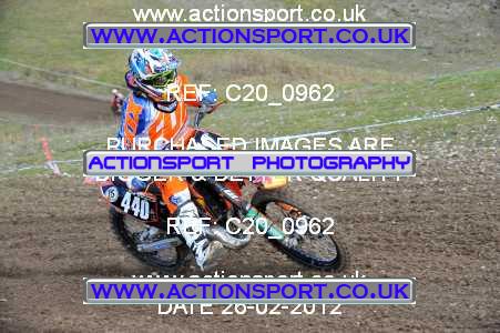 Photo: C20_0962 ActionSport Photography 26/02/2012 AMCA Upavon MC - Upavon  _2_MX1Juniors