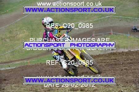 Photo: C20_0985 ActionSport Photography 26/02/2012 AMCA Upavon MC - Upavon  _2_MX1Juniors