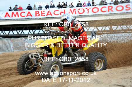Photo: CB0_2658 ActionSport Photography 17,18/11/2012 AMCA Skegness Beach Race [Sat/Sun]  _2_Quads_Sidecars #177