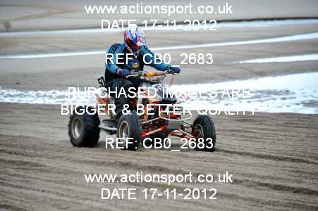 Photo: CB0_2683 ActionSport Photography 17,18/11/2012 AMCA Skegness Beach Race [Sat/Sun]  _2_Quads_Sidecars #501