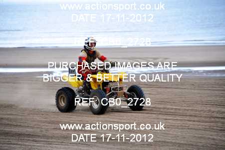 Photo: CB0_2728 ActionSport Photography 17,18/11/2012 AMCA Skegness Beach Race [Sat/Sun]  _2_Quads_Sidecars #177
