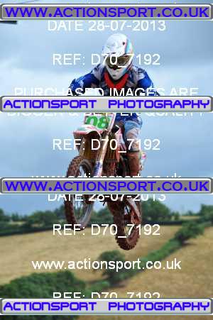 Photo: D70_7192 ActionSport Photography 28/07/2013 MCF South West MX - Crediton _4_85s #8008