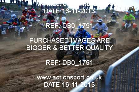 Photo: DB0_1791 ActionSport Photography 16,17/11/2013 AMCA Skegness Beach Race [Sat/Sun]  _2_Quads-Sidecars #200