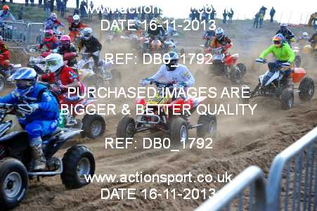 Photo: DB0_1792 ActionSport Photography 16,17/11/2013 AMCA Skegness Beach Race [Sat/Sun]  _2_Quads-Sidecars #200