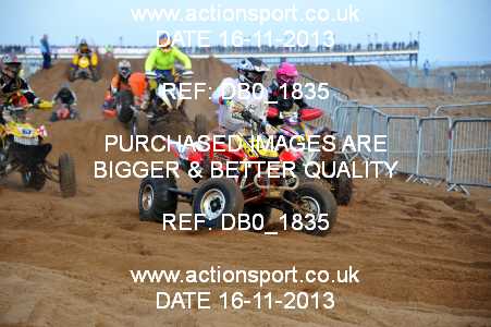 Photo: DB0_1835 ActionSport Photography 16,17/11/2013 AMCA Skegness Beach Race [Sat/Sun]  _2_Quads-Sidecars #200