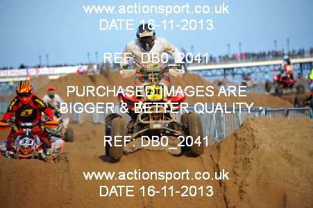 Photo: DB0_2041 ActionSport Photography 16,17/11/2013 AMCA Skegness Beach Race [Sat/Sun]  _2_Quads-Sidecars #200