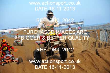 Photo: DB0_2042 ActionSport Photography 16,17/11/2013 AMCA Skegness Beach Race [Sat/Sun]  _2_Quads-Sidecars #200