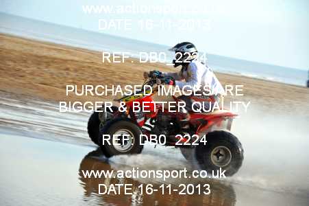 Photo: DB0_2224 ActionSport Photography 16,17/11/2013 AMCA Skegness Beach Race [Sat/Sun]  _2_Quads-Sidecars #200