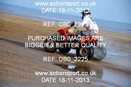 Photo: DB0_2225 ActionSport Photography 16,17/11/2013 AMCA Skegness Beach Race [Sat/Sun]  _2_Quads-Sidecars #200