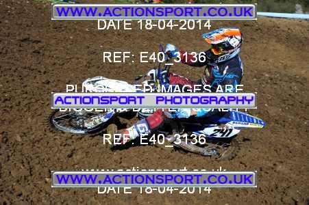 Photo: E40_3136 ActionSport Photography 18/04/2014 AMCA Marshfield MXC Mike Brown Memorial _1_Experts