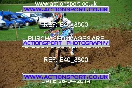Photo: E40_8500 ActionSport Photography 26/04/2014 Thornbury MX Practice - Frocester _1_OpenAdults #7