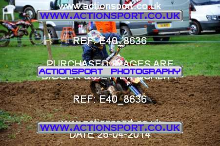 Photo: E40_8636 ActionSport Photography 26/04/2014 Thornbury MX Practice - Frocester _2_Autos-65-85 #70