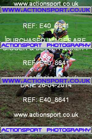 Photo: E40_8641 ActionSport Photography 26/04/2014 Thornbury MX Practice - Frocester _2_Autos-65-85 #59