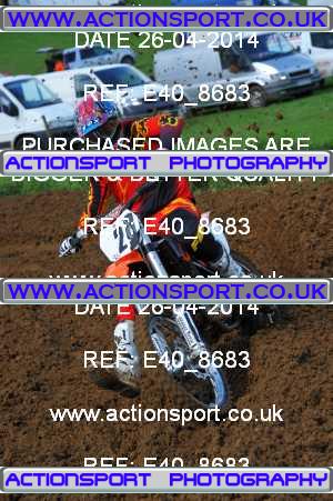 Photo: E40_8683 ActionSport Photography 26/04/2014 Thornbury MX Practice - Frocester _3_Experts #28