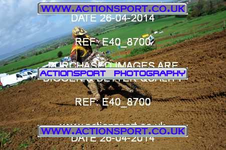 Photo: E40_8700 ActionSport Photography 26/04/2014 Thornbury MX Practice - Frocester _3_Experts #23