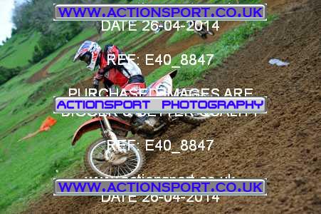 Photo: E40_8847 ActionSport Photography 26/04/2014 Thornbury MX Practice - Frocester _4_Junior-Senior #171