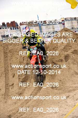 Photo: EA0_2026 ActionSport Photography 12/10/2014 AMCA Purbeck MXC - Weymouth Beach Race  _1_Juniors #16