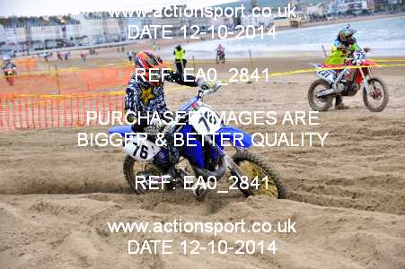 Photo: EA0_2841 ActionSport Photography 12/10/2014 AMCA Purbeck MXC - Weymouth Beach Race  _1_Juniors #76