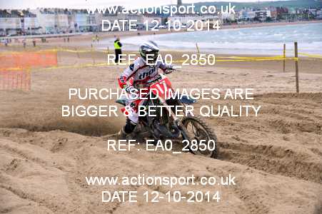 Photo: EA0_2850 ActionSport Photography 12/10/2014 AMCA Purbeck MXC - Weymouth Beach Race  _1_Juniors #17