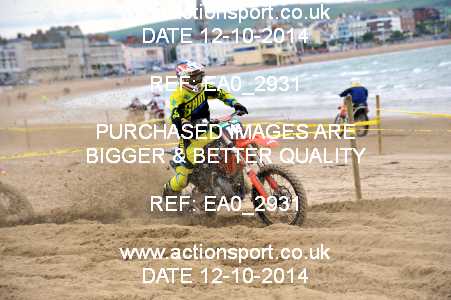 Photo: EA0_2931 ActionSport Photography 12/10/2014 AMCA Purbeck MXC - Weymouth Beach Race  _1_Juniors #16